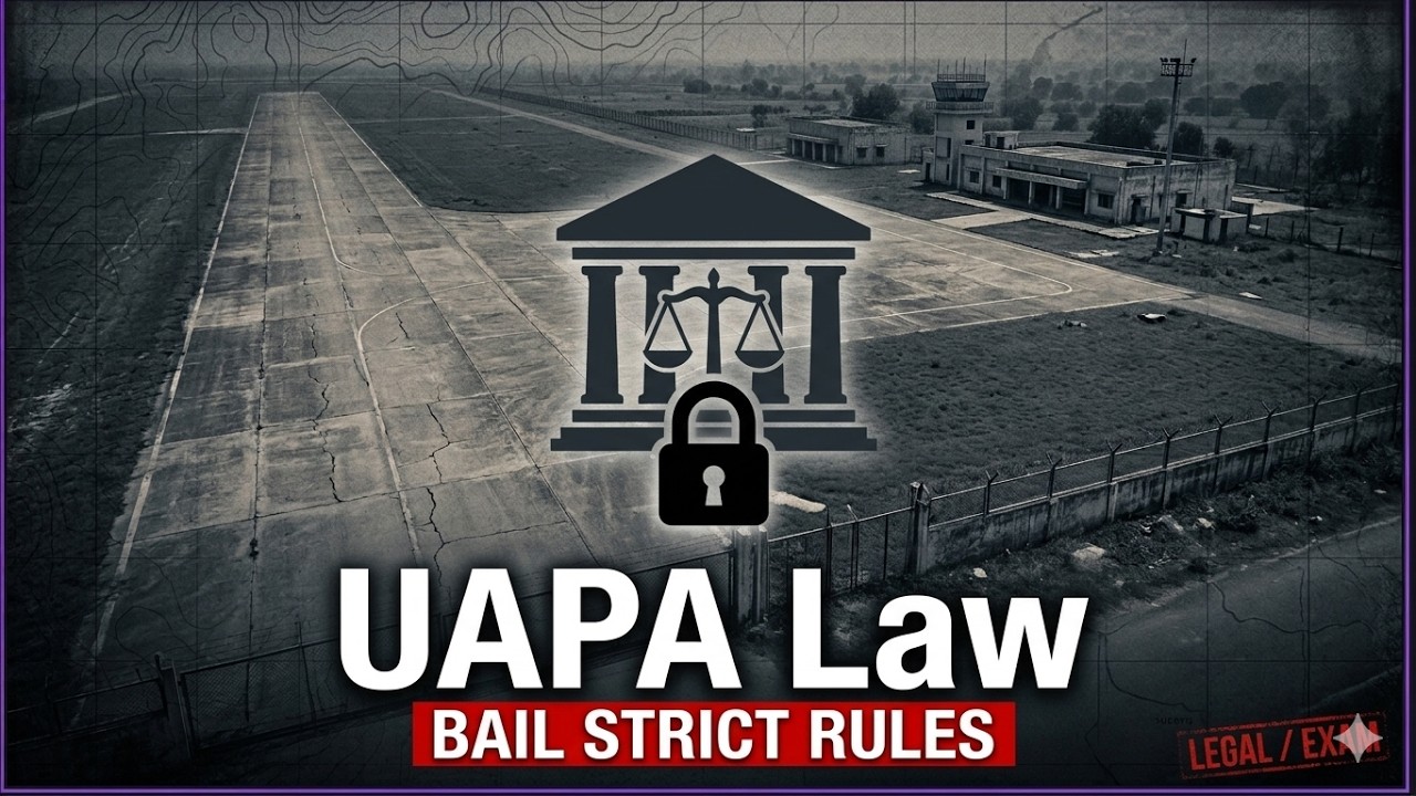 UAPA Explained Simply | Bail Law UPSC