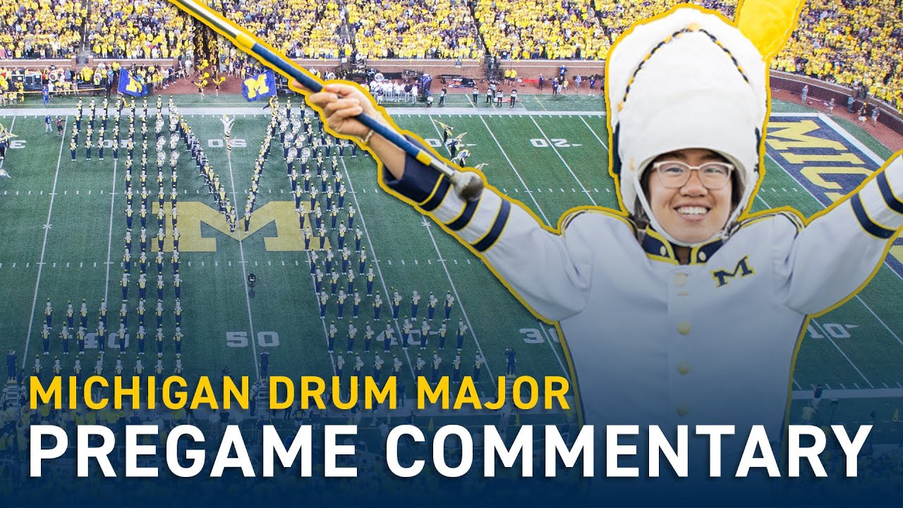 Let's Break That Down: Michigan Marching Band Pregame from the Drum Major's Perspective