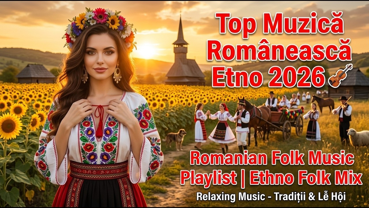 Top Muzică Românească Etno 2026 🎻 Romanian Folk Music Playlist |  Ethno Folk Mix, Relaxing Music