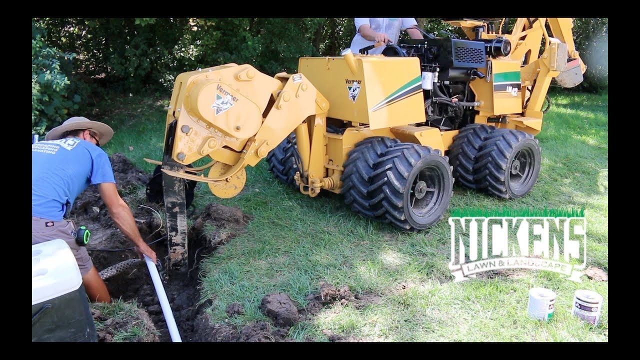 Irrigation Install | Pulling Pipe & Wire