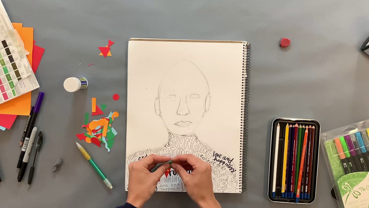 Virtual Art Sparks: Expressive Self-Portraits