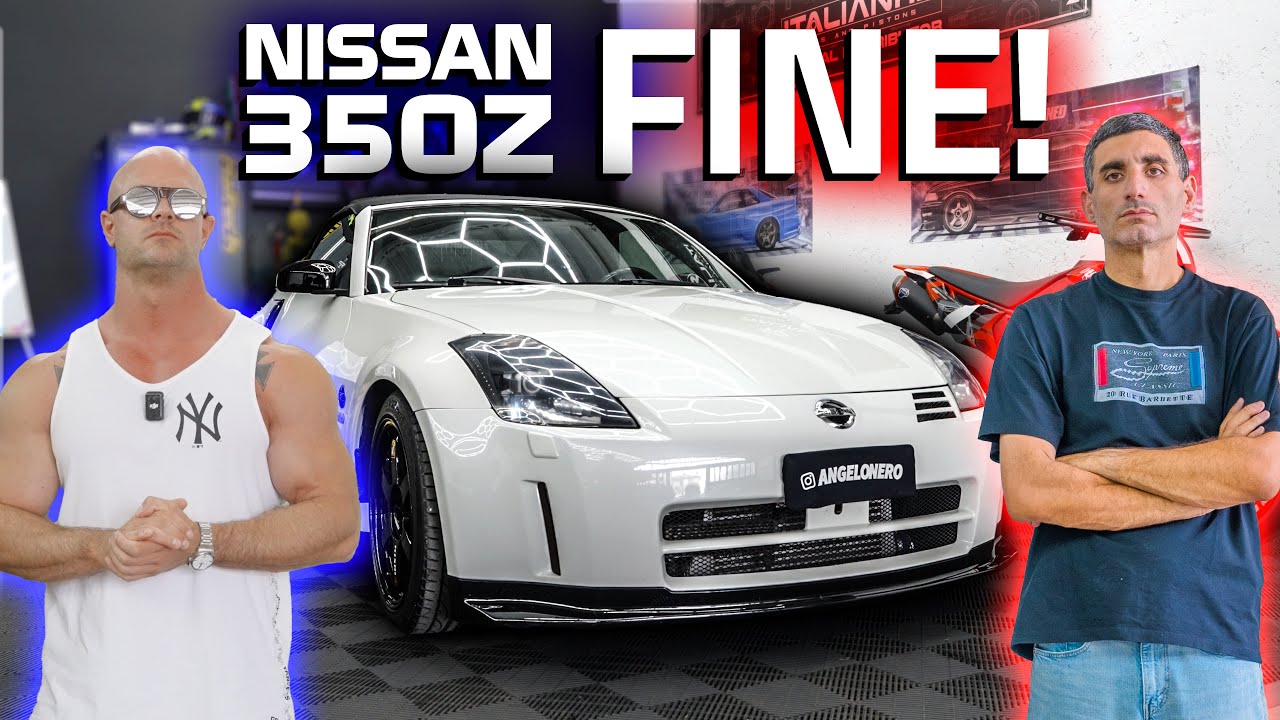 Дэнни Лаззарин реагирует на свою подачу 350Z+.