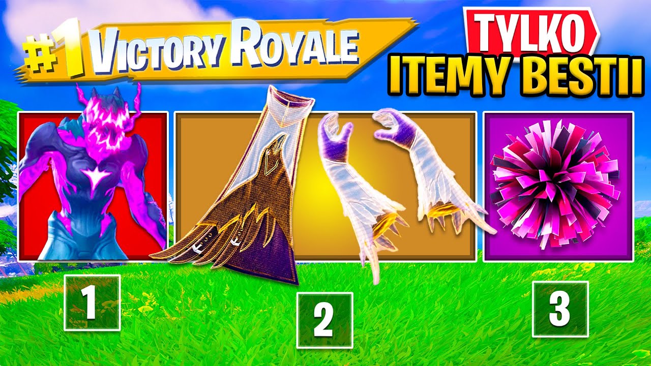 TYLKO NOWE PRZEDMIOTY BESTII CHALLENGE w Fortnite