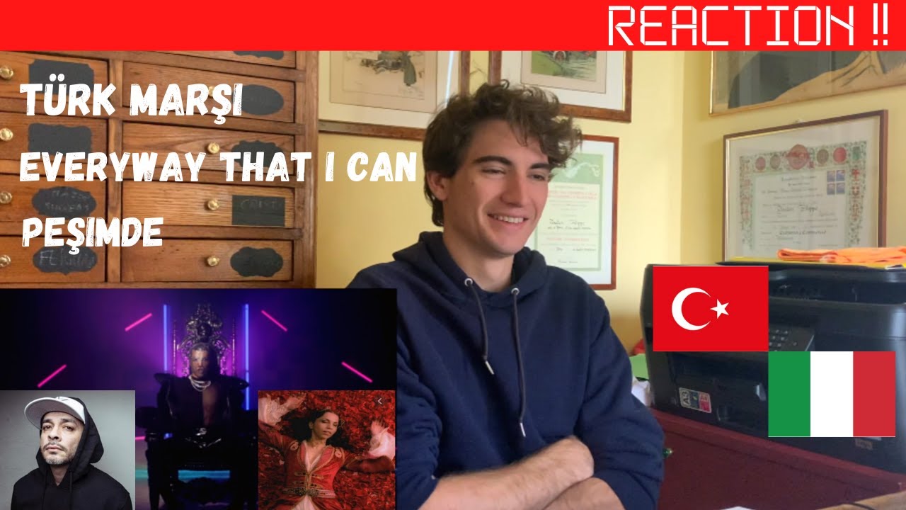 Türk Müziklerine Tepki! ITALIAN reacts TURKISH songs!