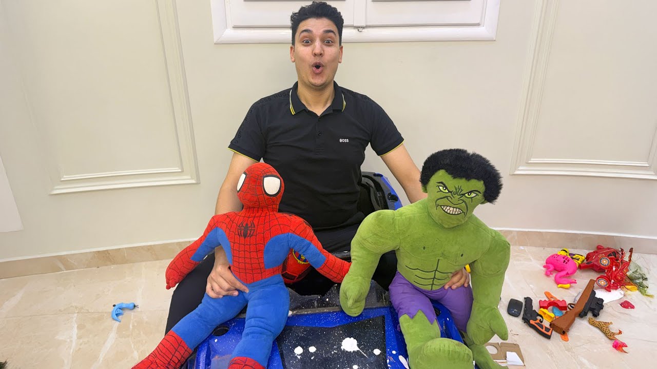 اصلانو مع اصغر سيارة 🤣
