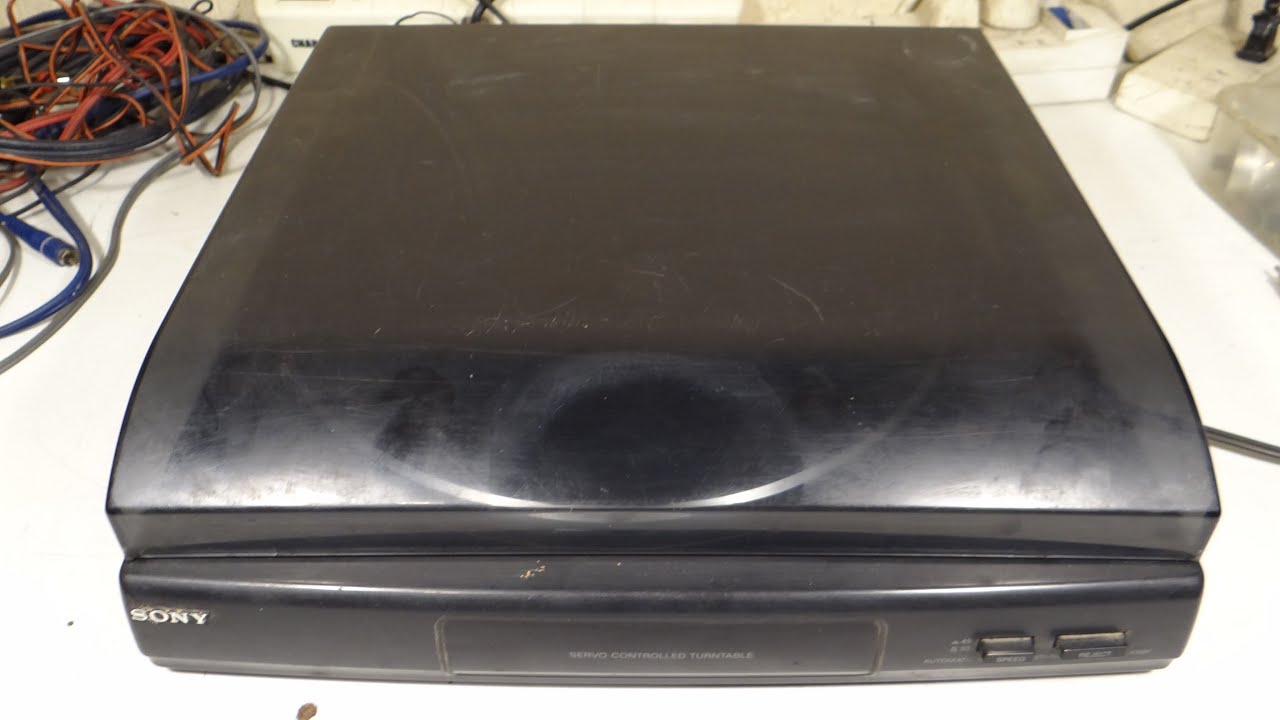 BANDEJA GIRADISCOS TORNAMESA TURNTABLE SONY PS-LX56P MALAYSIA 1994 RESTAURACION P1