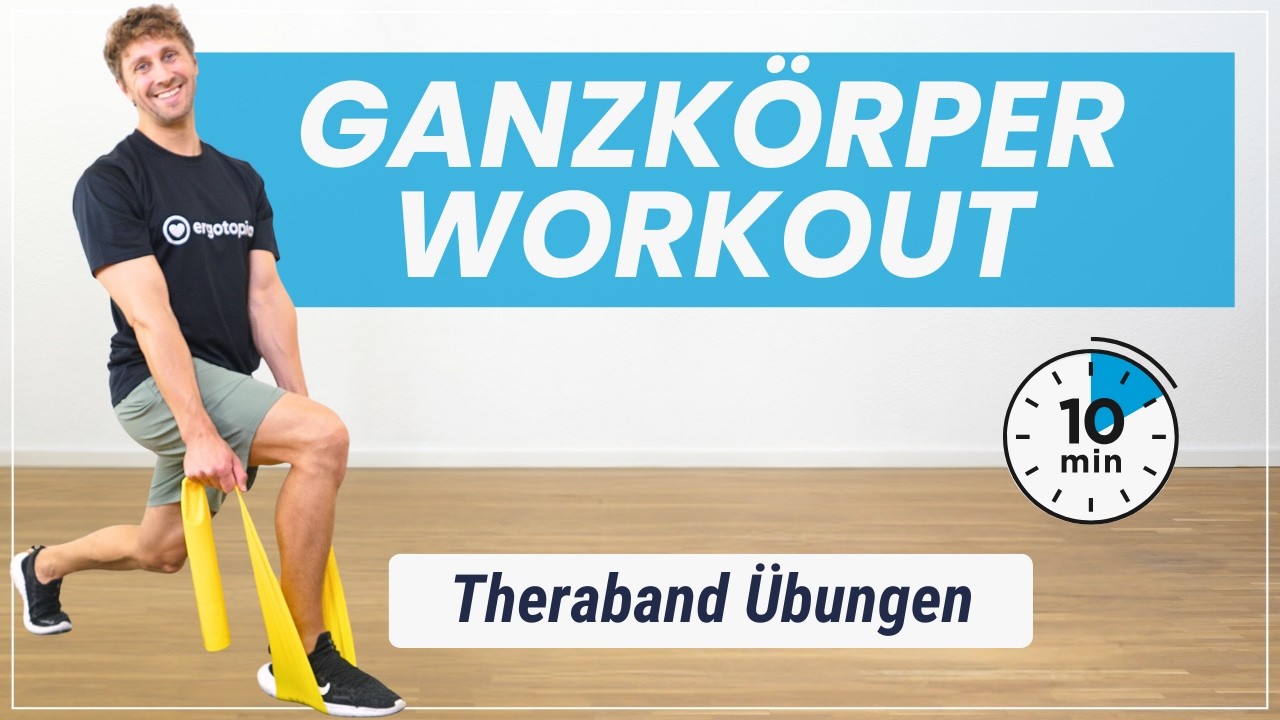 10 Min. Theraband Ganzkörper Workout für starke Muskeln