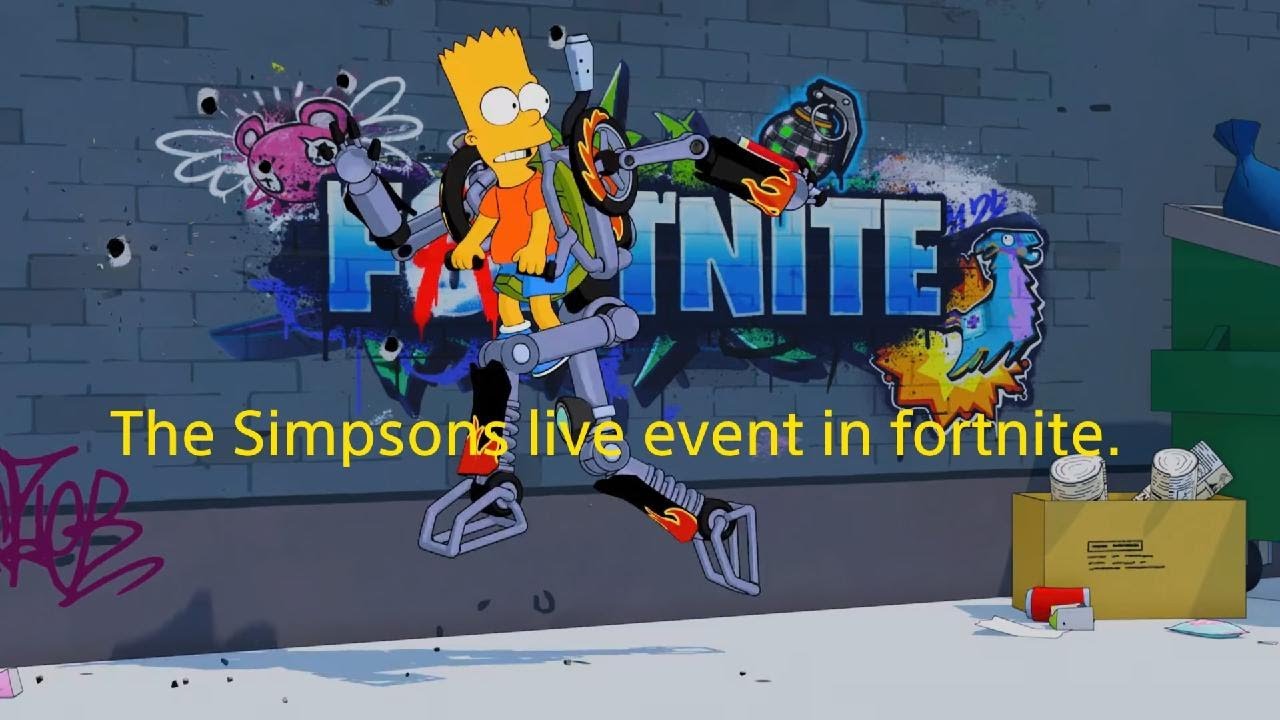 The Simpson live event in fortnite. 