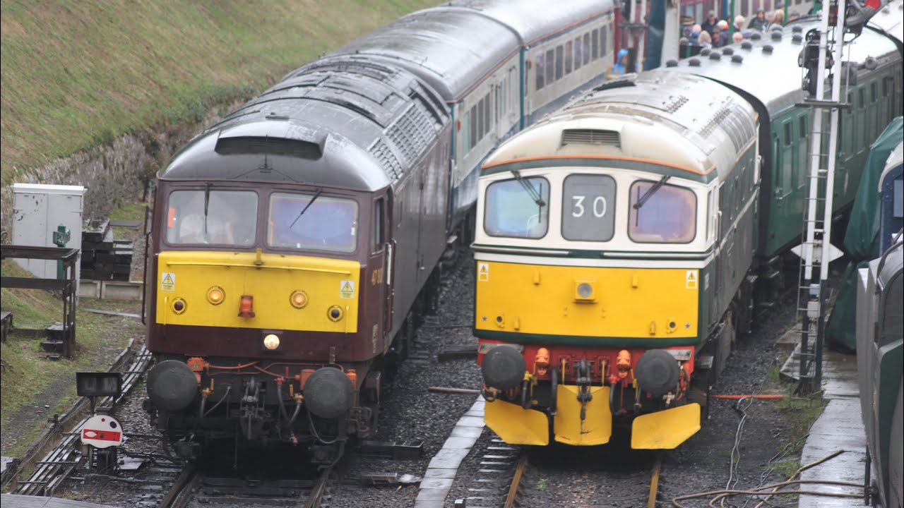 The Swanage belle 47812 and 34028 Eddystone and more 10/9/25  