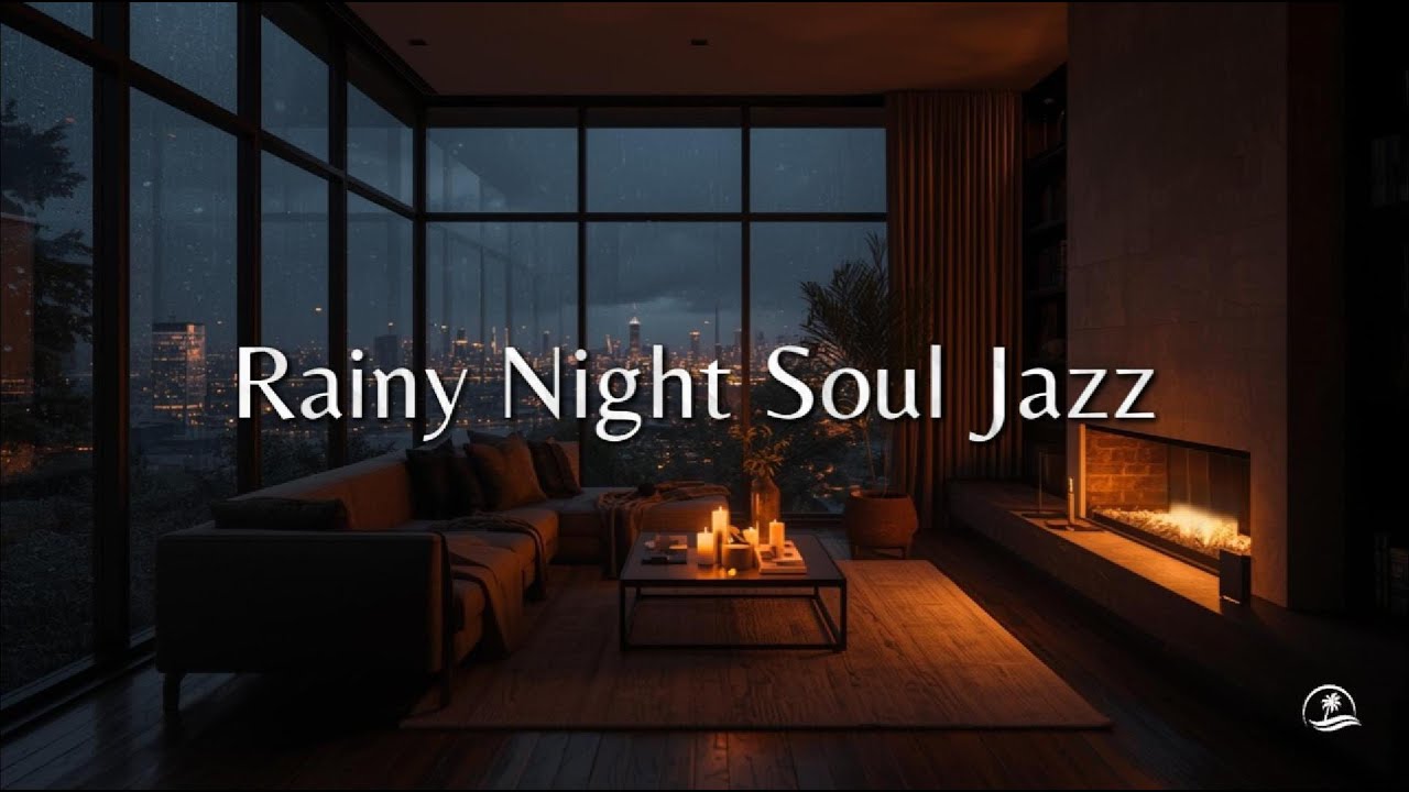 Rainy Night Soul Jazz 🌧️ Smooth & Romantic Jazz for Cozy Evenings