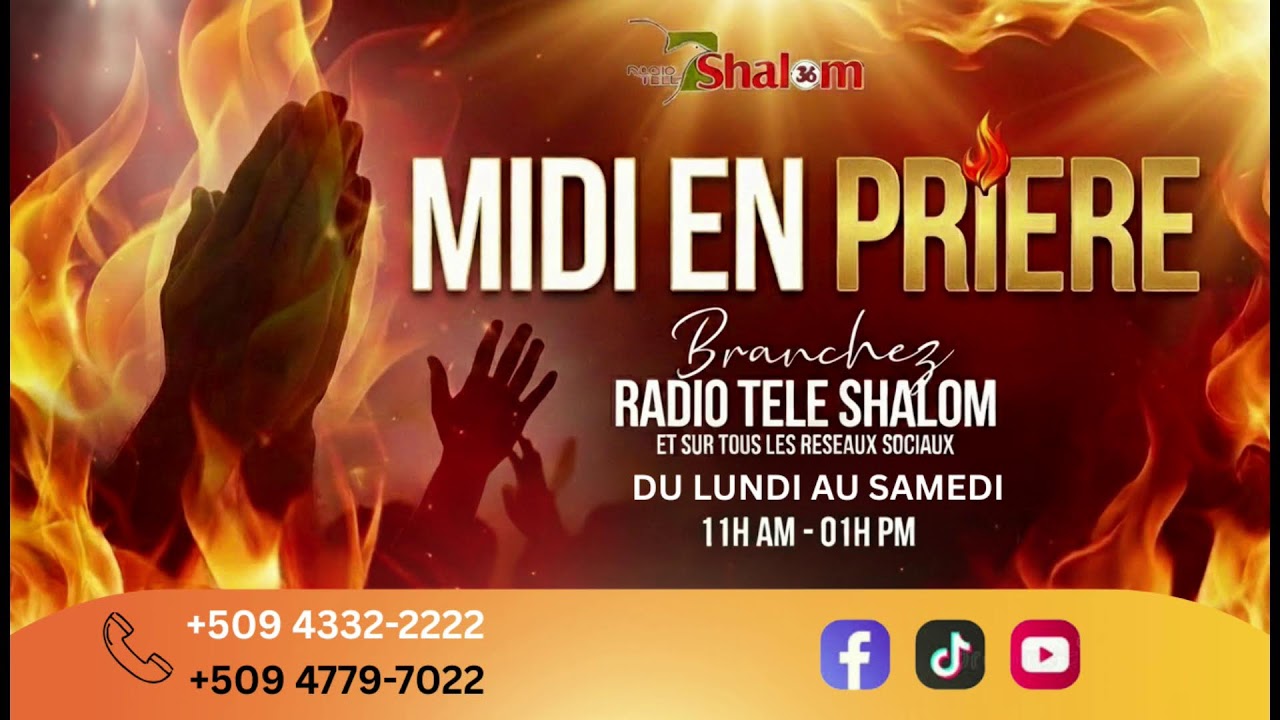 EN DIRECT🔴MIDI EN PRIERE | MERCREDI 04  FEVRIER 2026 | RADIO TELE SHALOM