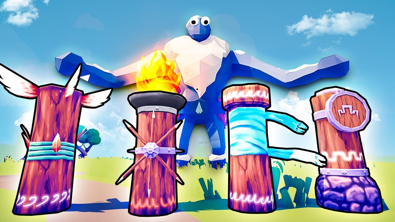 NEW MAGIC TOTEMS OF ELEMENTAL POWER! - TABS (Totally Accurate Battle Simulator)
