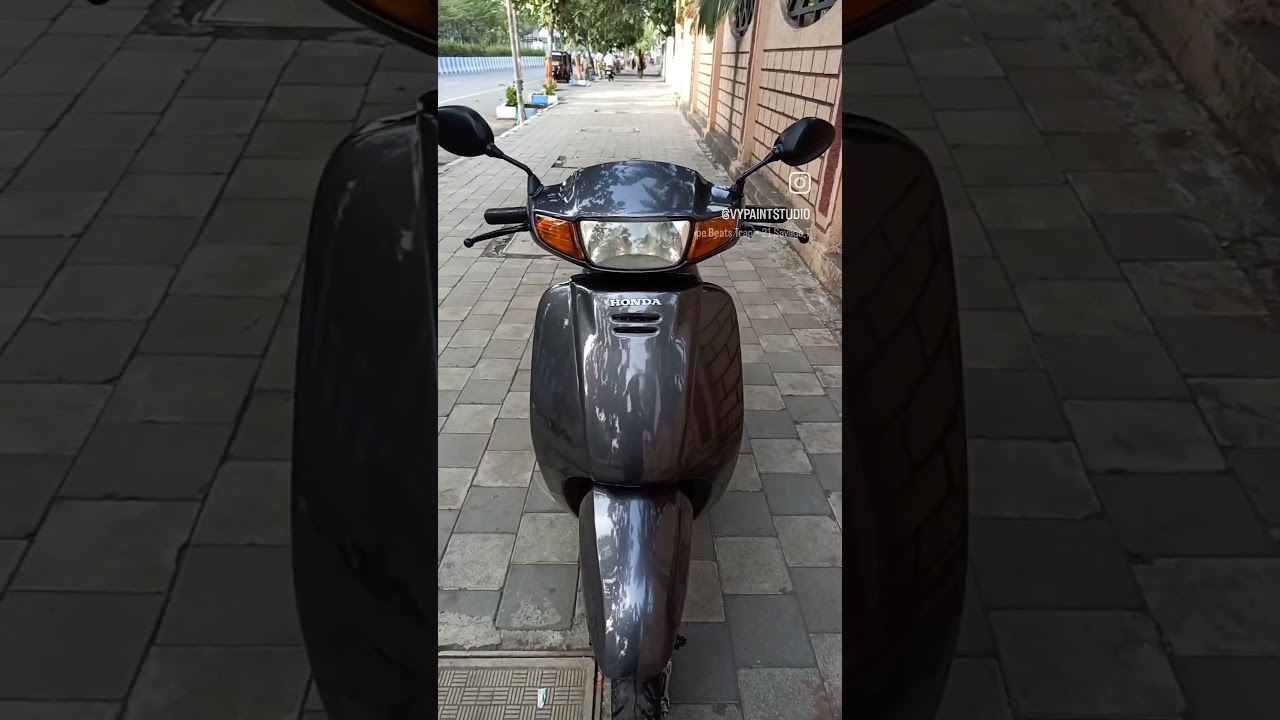 #honda #activa #old #grey #dentingpainting #work