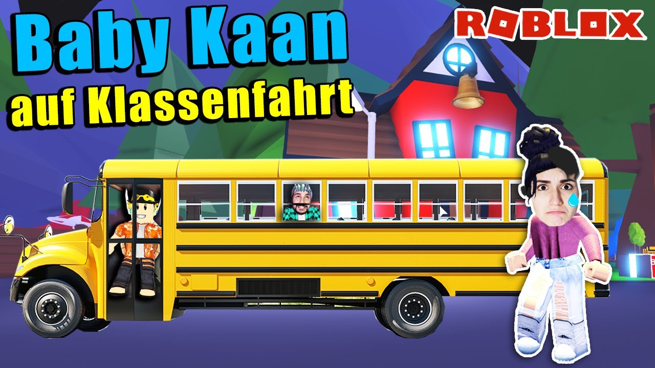 BABY KAAN GEHT AUF KLASSENFAHRT! Mama Dania ist traurig! [Roblox Deutsch]