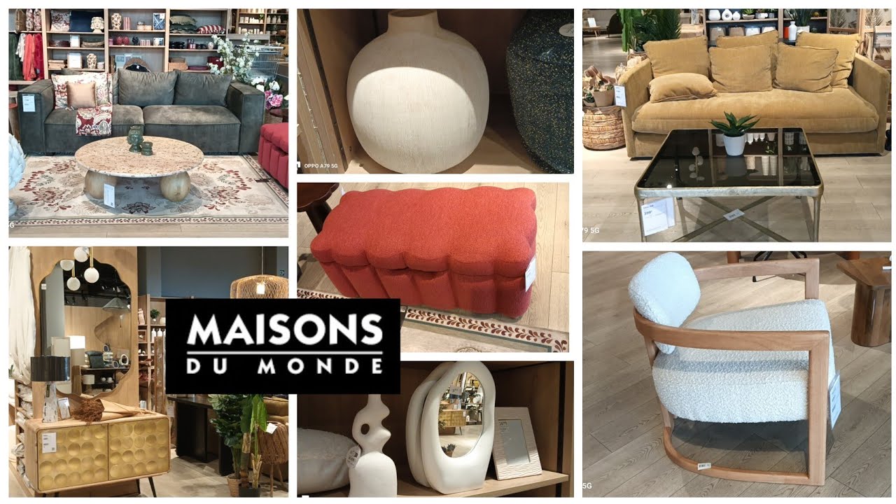 MAISONS DU MONDE INCROYABLE NOUVEAU DÉCORATION ET MEUBLES CANAPE TABLE#homedecor 