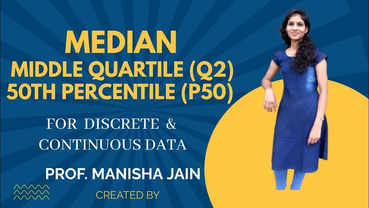 MEDIAN | MIDDLE QUARTILE | 50th PERCENTILE