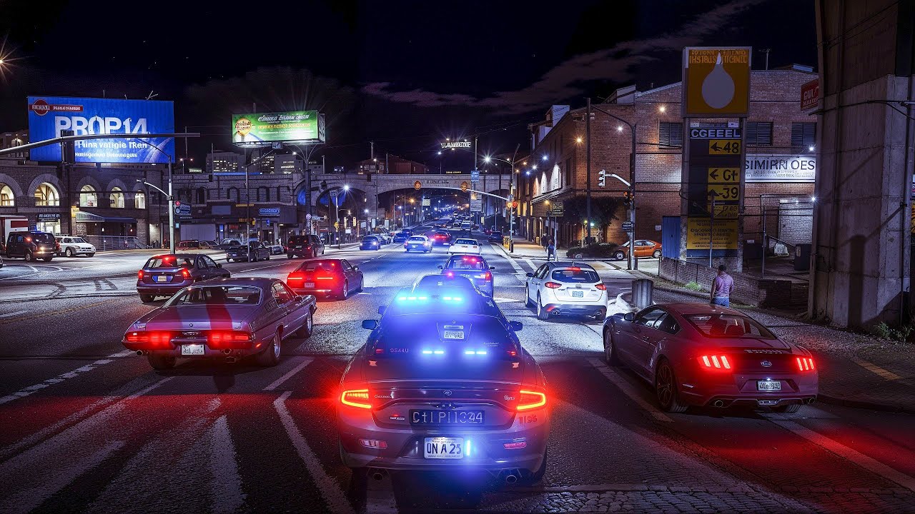 Ultra Realistic GTA 5 Police Patrol | LSPDFR City Cop Roleplay (4K)