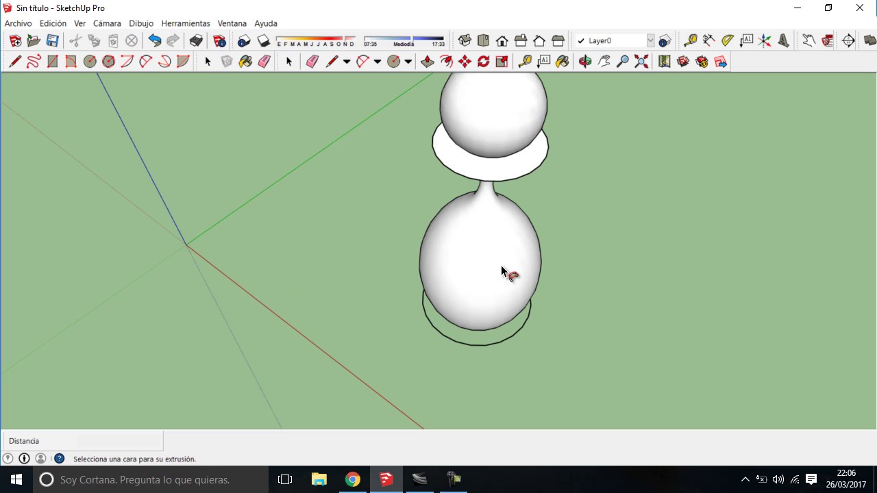 Modelado de Superficies de Revolución en SketchUp