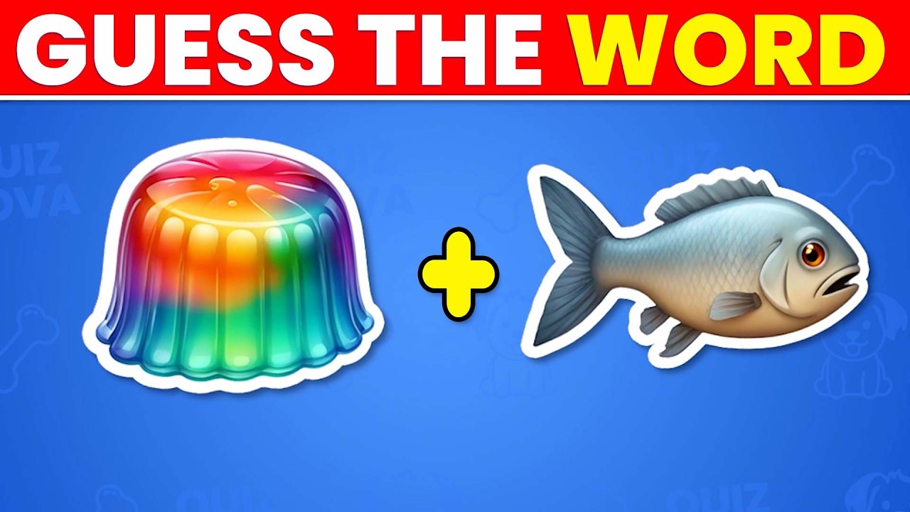 Can You Guess The WORD By Emoji 🤔❓✅⭐ Emoji Quiz | The Quiz Nova