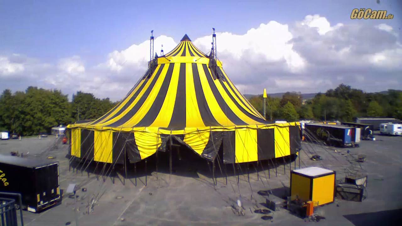 Aufbau Zirkus 
