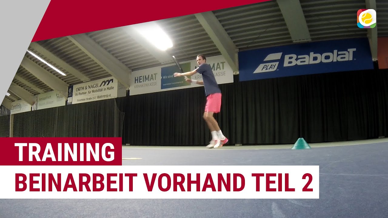 Beinarbeit Vorhand Teil 2 | Tennistraining | myTennis