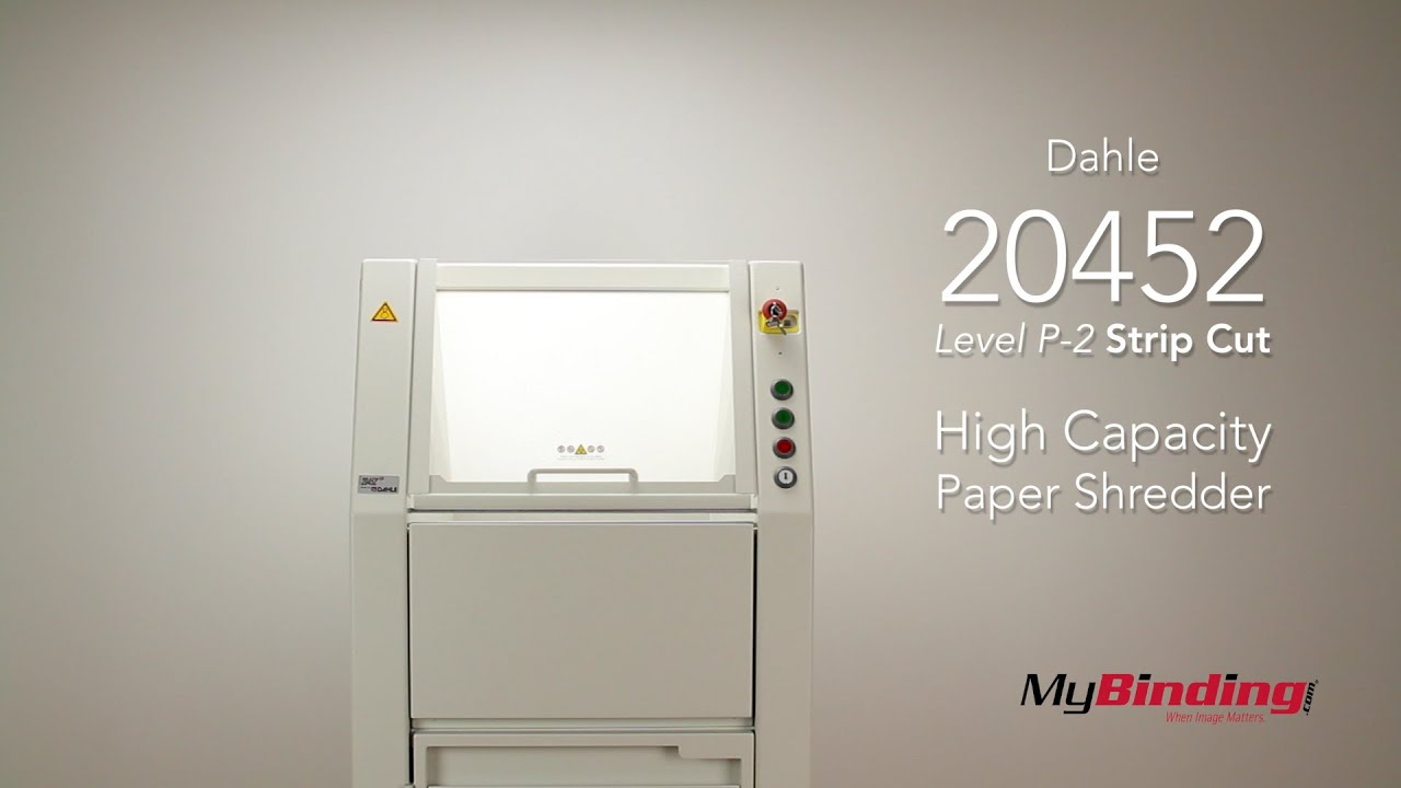 Dahle 20452 Level 2 Strip Cut High Capacity Paper Shredder