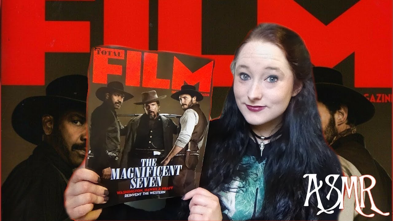 ASMR Page Turning with Total Film Magazine! TINGLY! Quiet Video for Relaxation and Help with Sleep