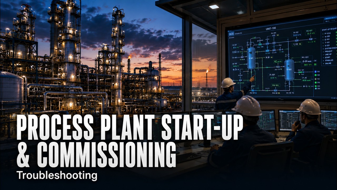 𝐏𝐫𝐨𝐜𝐞𝐬𝐬 𝐏𝐥𝐚𝐧𝐭 𝐒𝐭𝐚𝐫𝐭-𝐮𝐩, 𝐂𝐨𝐦𝐦𝐢𝐬𝐬𝐢𝐨𝐧𝐢𝐧𝐠 & 𝐓𝐫𝐨𝐮𝐛𝐥𝐞𝐬𝐡𝐨𝐨𝐭𝐢𝐧𝐠