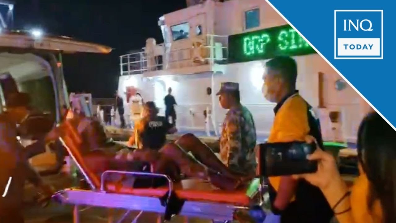 Injured fishermen rescued in Bajo de Masinloc arrive in Subic | INQToday