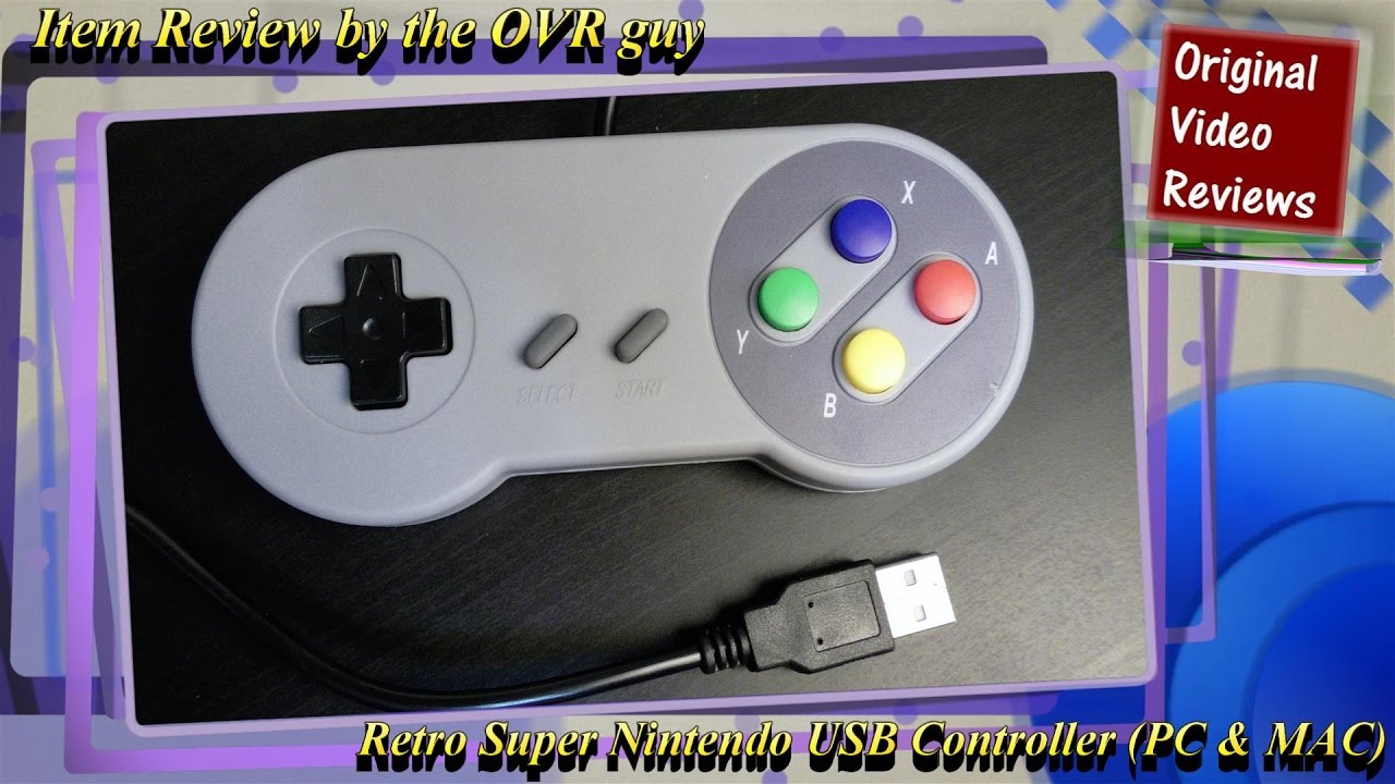 Retro Super Nintendo USB Controller Review (PC & MAC)