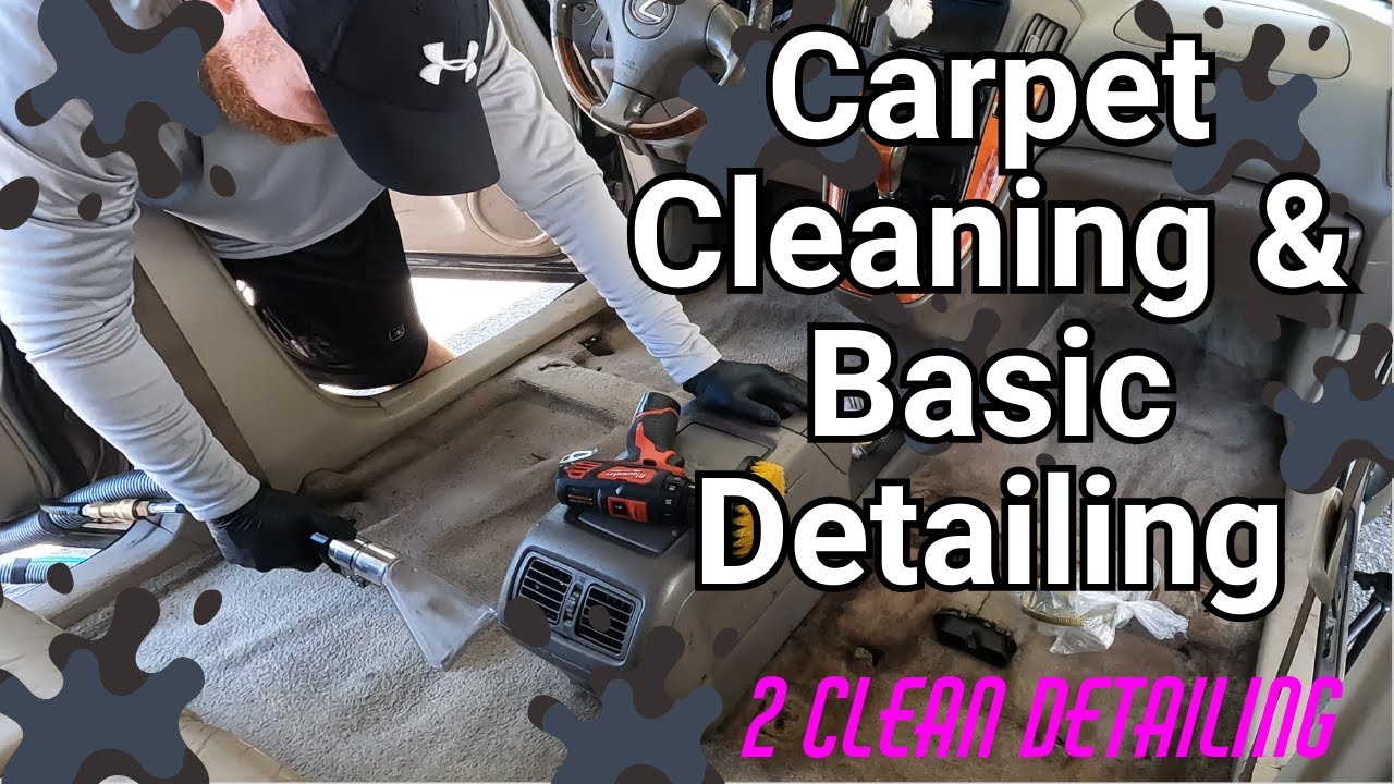 This One is NASTY!!! Carpet Cleaning & Basic Detailing on a Lexus RX300 w/ 300,000 Miles...