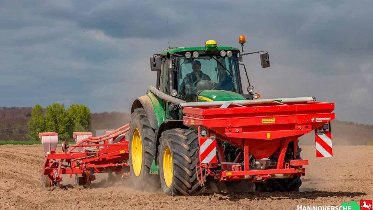 Maislegen , John Deere 7530 , Kverneland Optima HD, GASPARDO MTE-R