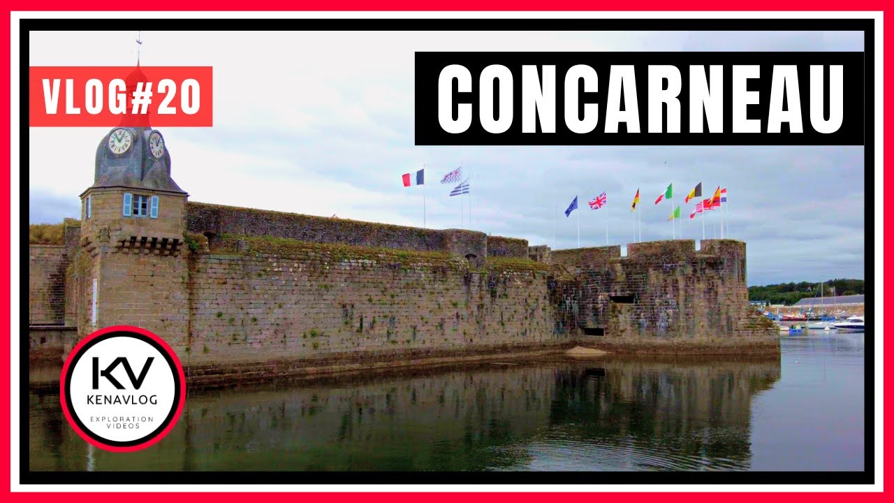 ⛵ CONCARNEAU: ГОЛУБОЙ ГОРОД, ЕГО ПОРТ И ОКРУЖЕННЫЙ СТЕНОЙ ГОРОД (БРЕТАНЬ) - VLOG#20