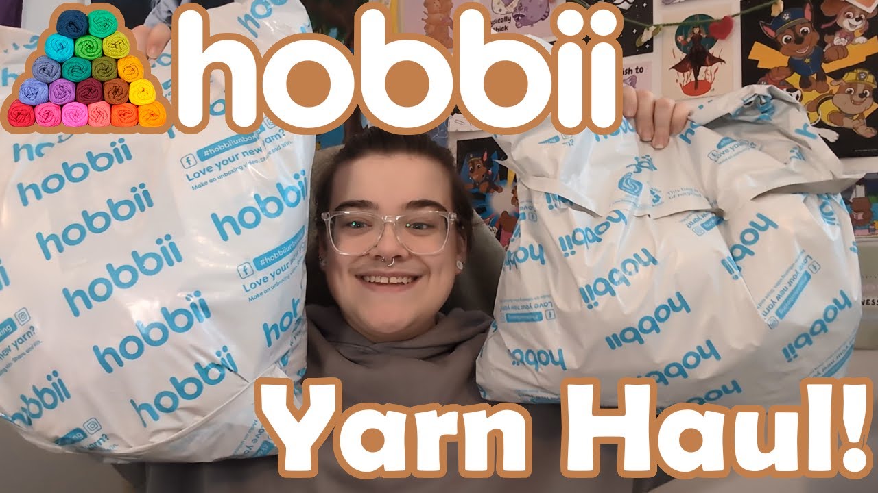 Hobbii Yarn Haul и хлопковый счастливый мешок!