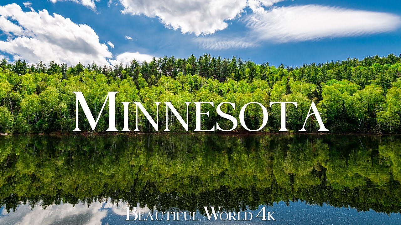 Minnesota 4K Amazing Aerial Film - успокаивающая фортепианная музыка - Travel Nature