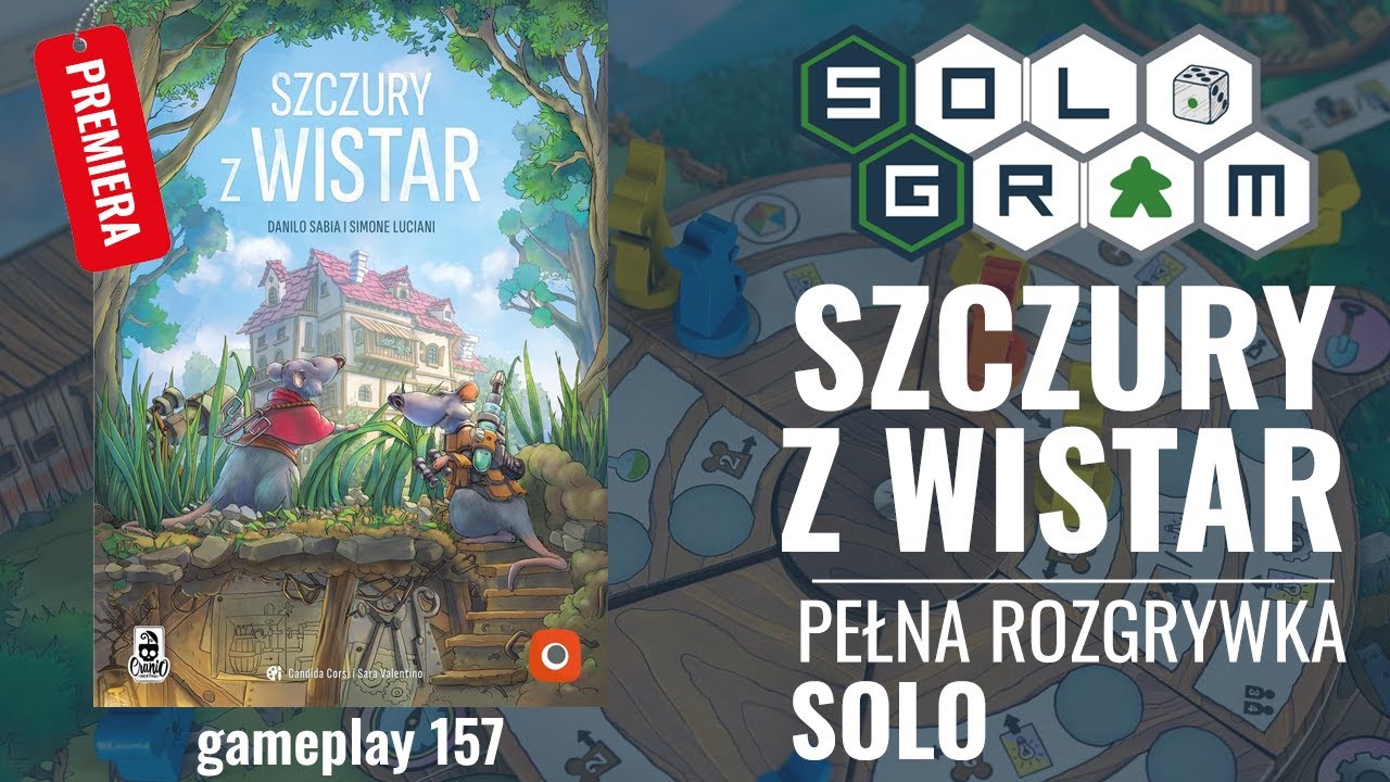 Szczury z Wistar | PREMIERA | pełna rozgrywka solo | zasady gry | gameplay 157