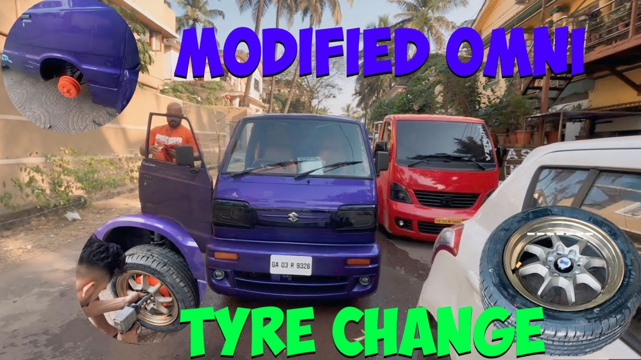 Modified Omni Ka Tyres Change Kr Diya 