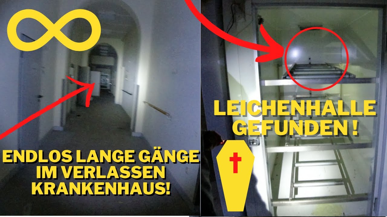 LOSTPLACE //  Das verlassene KRANKENHAUS 🏥 // Leichenhalle zur Geisterstunde gefunden! (