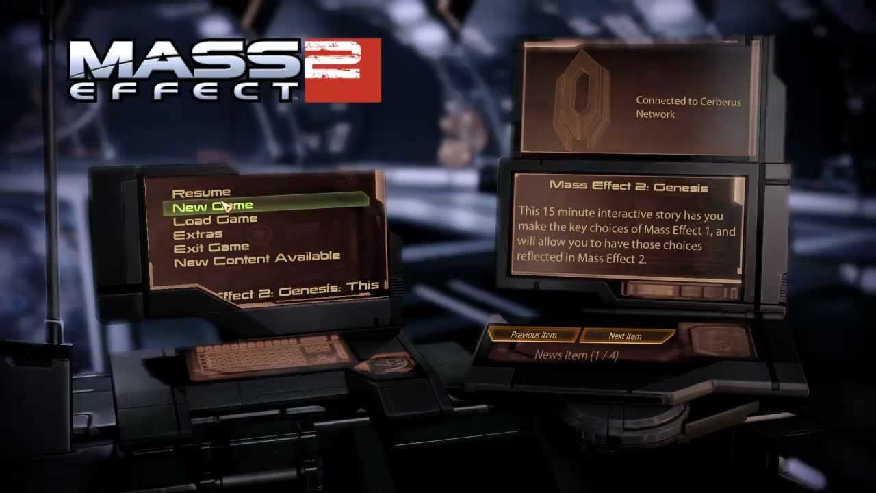 Mass Effect 2 Intro (Imported save from ME1)