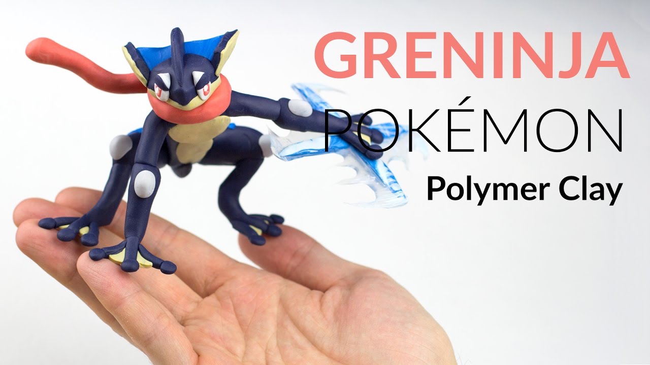 Greninja (Pokemon) – Polymer Clay Tutorial