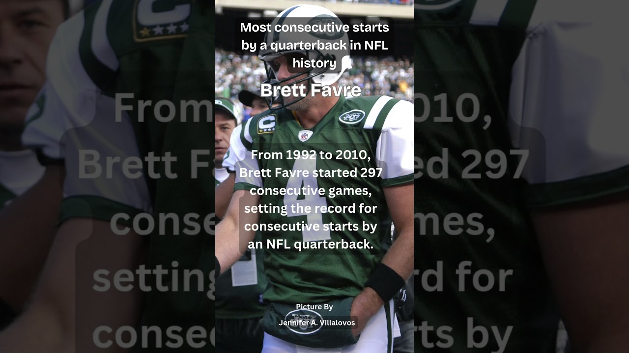 🏈 Brett Favre's Unbreakable Streak: The Iron Man of the NFL! 💪🔥