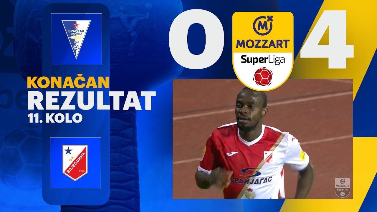 Mozzart Bet Super liga 2024/25 - 11.Kolo: SPARTAK ŽK – VOJVODINA 0:4 (0:2)