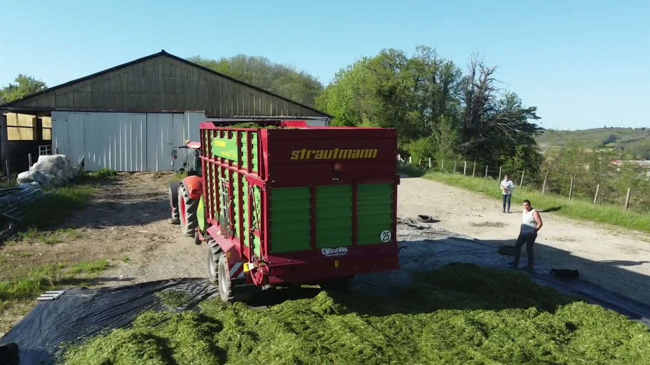 🔴🟢Ensilage de méteil 2021🌱🌿/Strautmann Super Vitesse 3502 CFS !