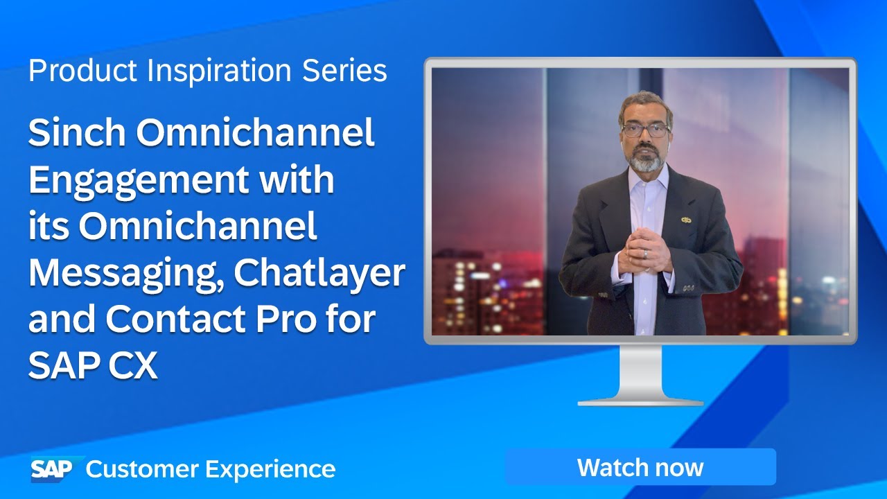 Sinch Omnichannel Customer Engagement with its Omnichannel Messaging and Contact Pro for SAP CX