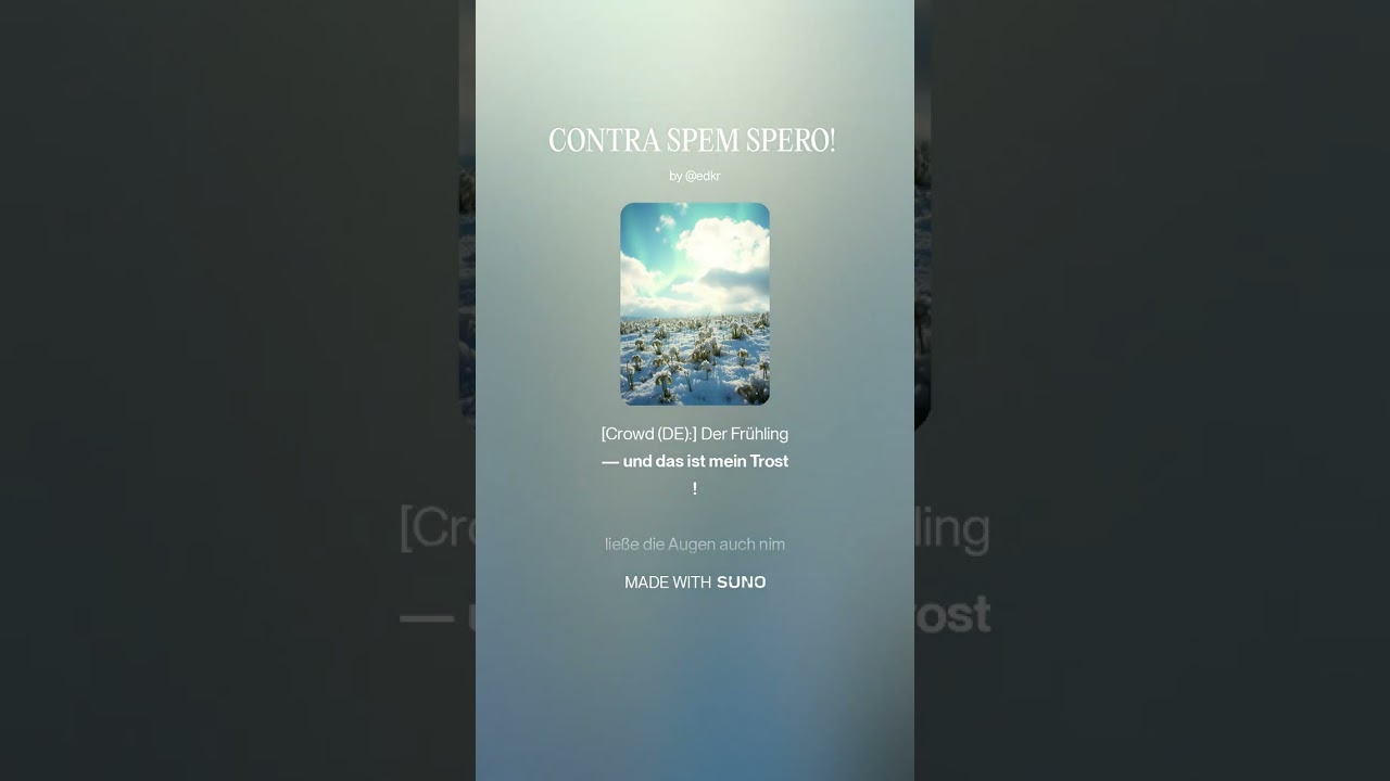 CONTRA SPEM SPERO!©