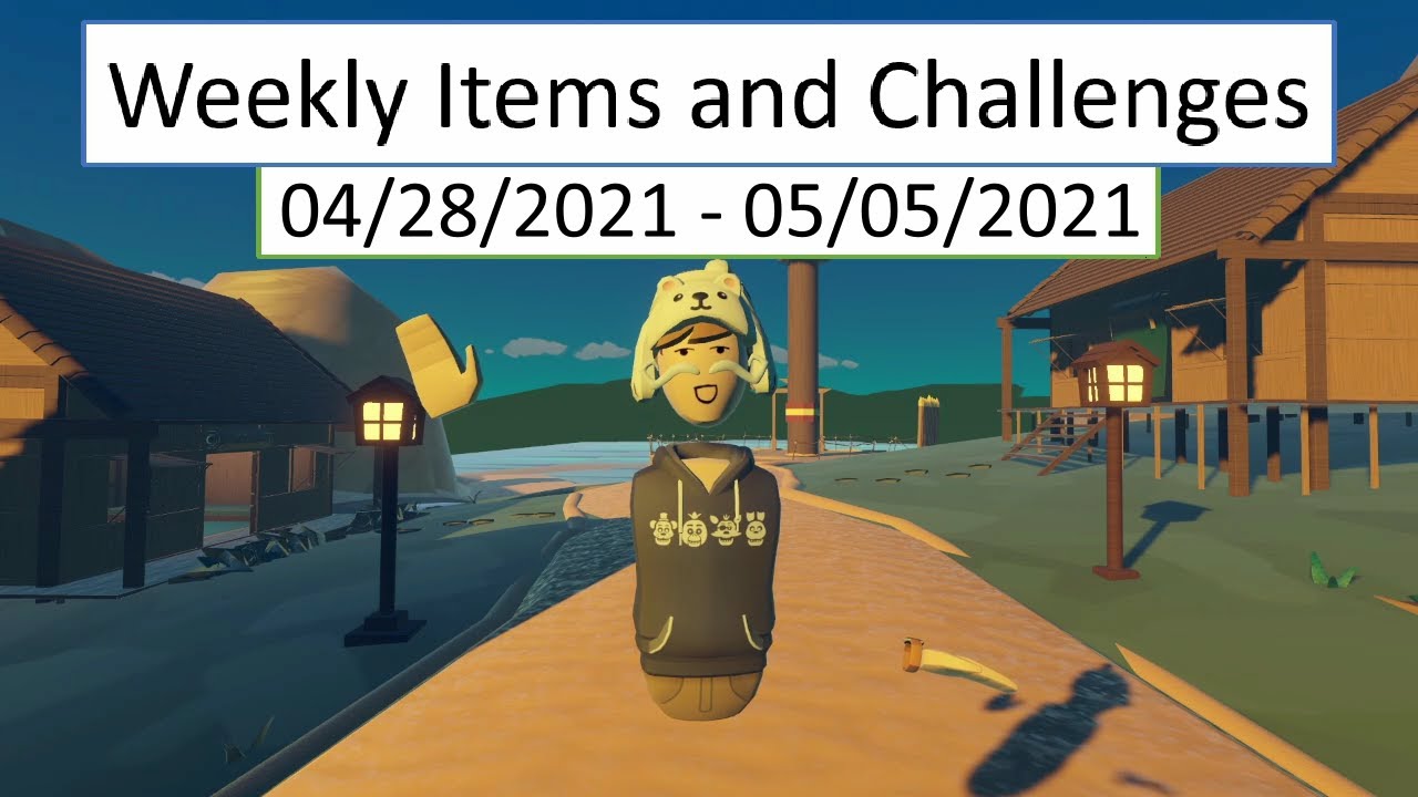 Rec Room Weekly Items and Challenges | 04-28-2021