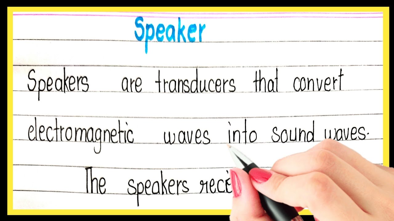 Definition of speaker | What is speaker | Types of speaker | Speaker kise kahate hain