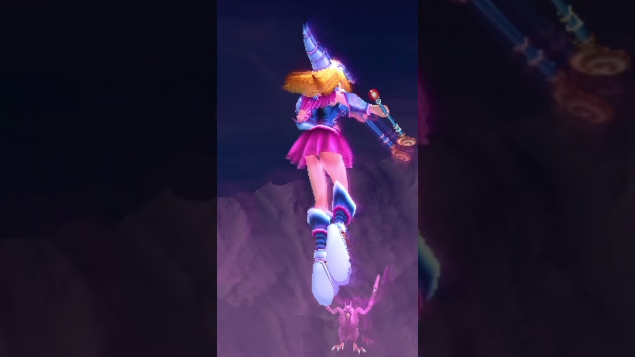 Dark Magician Girl's Attack Animation in Yugioh Duelist of the Roses