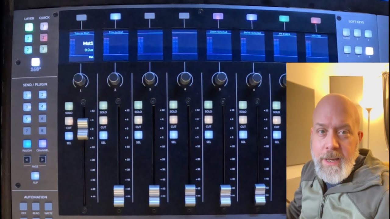 Speed up your Pro Tools work flow with SSL UF8 custom keys! #protools #DAW #solidstatelogic