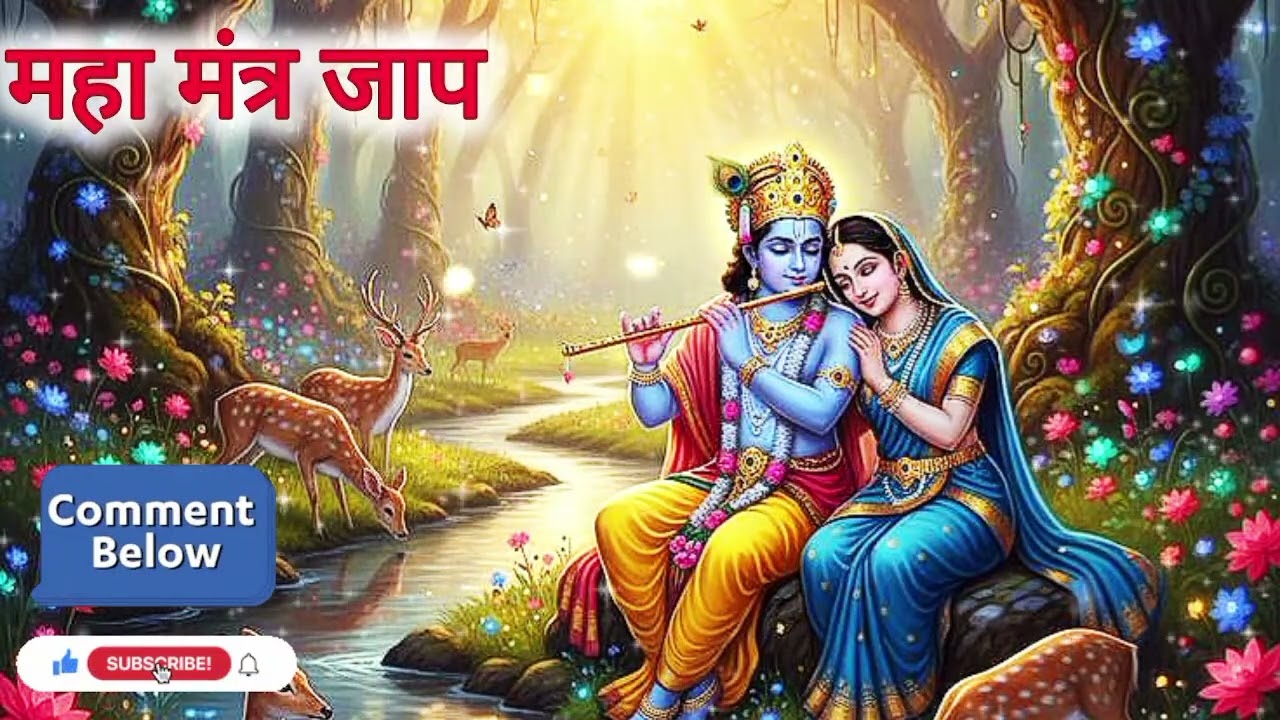 श्री कृष्ण - महामंत्र जाप: मन की शांति और आत्मिक जागृति का सबसे शक्तिशाली उपाय !